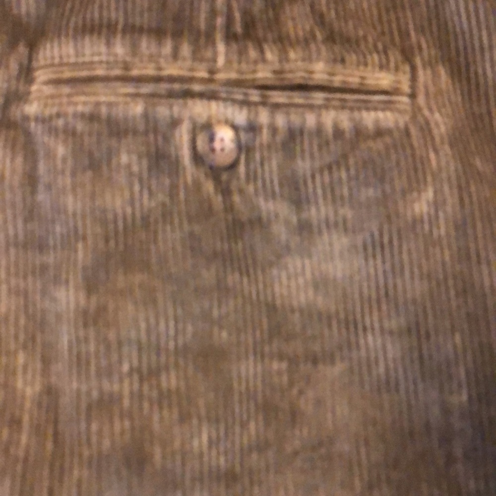 Haggar, 38/32,city casuals olive green classic corduroy -pant-great style! - Picture 7 of 8